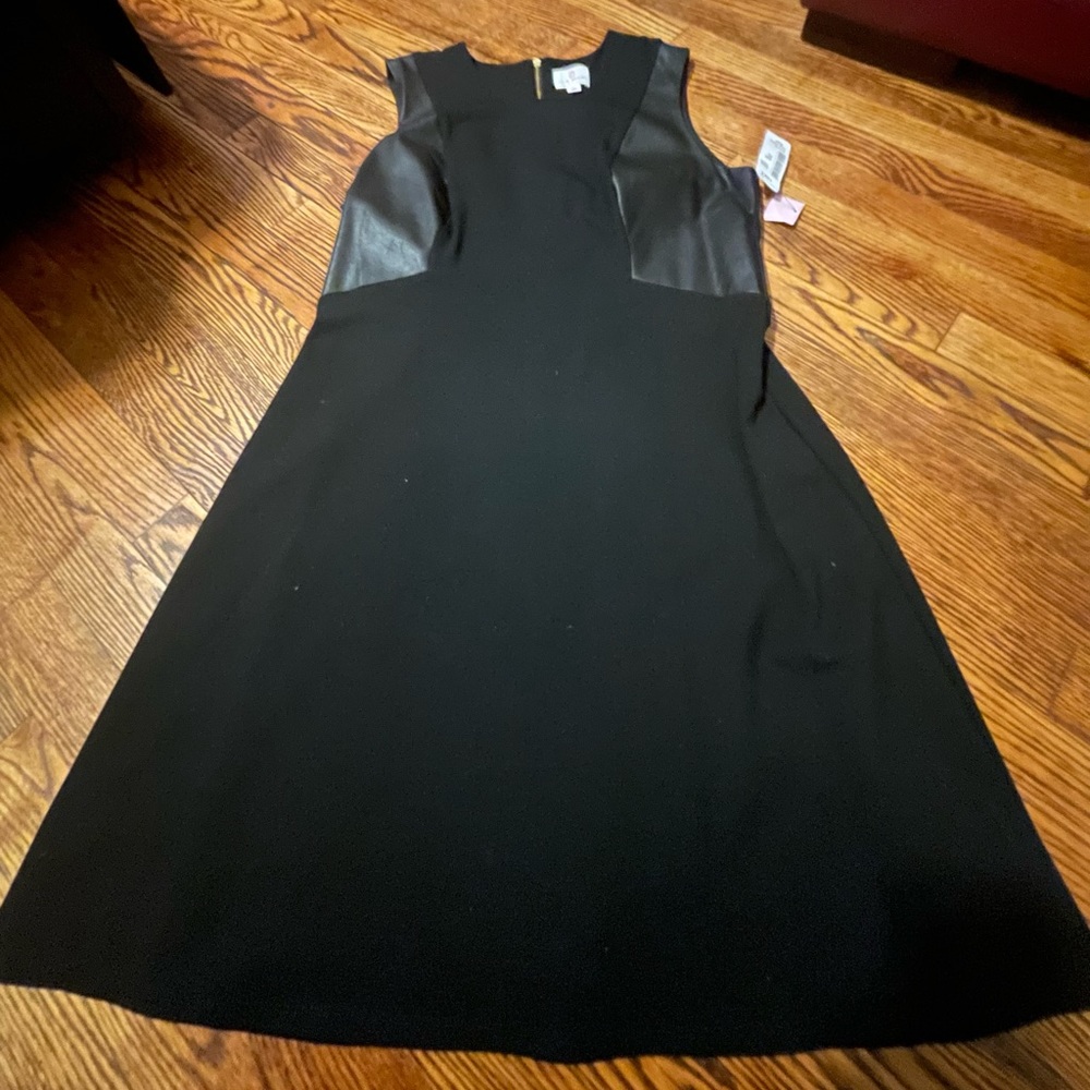 Black Leather Mini Dress - Julie Brown NYC